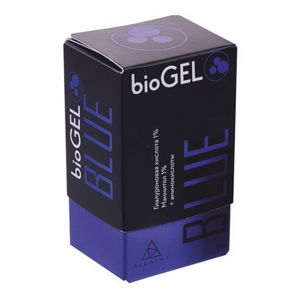 BioGEL (Россия) Blue BioGEL | ГК 10 мг/мл + Маннитол 1% (2,5 мл.) — Биоревитализация в Казани